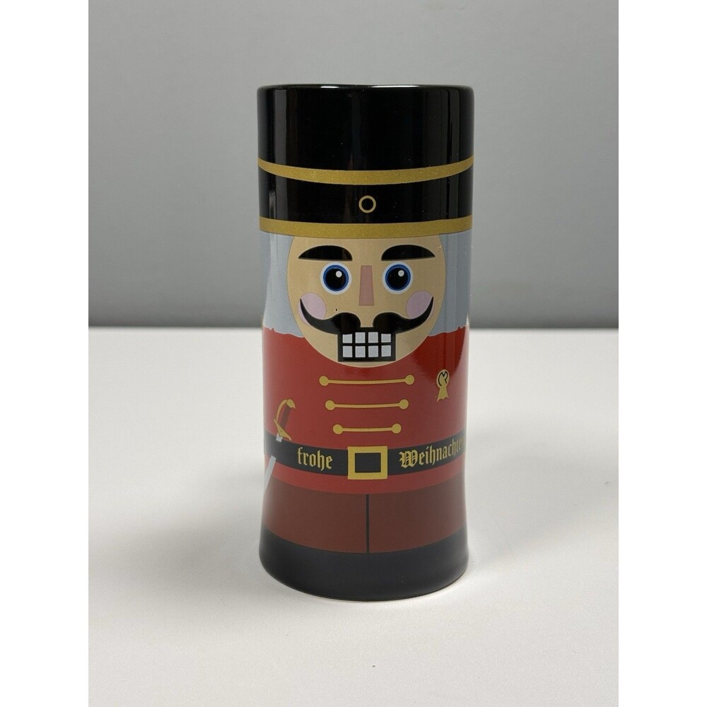 Mohaba Nutcracker Christmas Small Mug Frohe Weihnachten German Holiday Ceramic